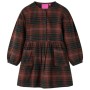 Cognacfarbenes langärmeliges Kinderkleid 116 von vidaXL, Kinderkleider - Ref: Foro24-14451, Preis: 11,81 €, Rabatt: %