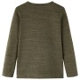 Mélange 92 dunkelkhaki Langarm-T-Shirt für Kinder von vidaXL, Kinder-T-Shirts - Ref: Foro24-13249, Preis: 8,66 €, Rabatt: %