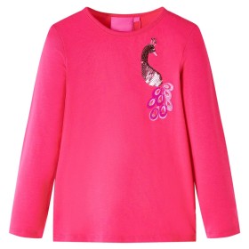 Langarm-Kinder-T-Shirt hellrosa 128 von vidaXL, Kinder-T-Shirts - Ref: Foro24-13592, Preis: 8,66 €, Rabatt: %