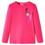 Camiseta infantil de manga larga rosa brillante 128 de vidaXL, Camisetas para niños - Ref: Foro24-13592, Precio: 8,66 €, Desc...