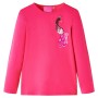 Langarm-T-Shirt für Kinder in glänzendem Pink 104 von vidaXL, Kinder-T-Shirts - Ref: Foro24-13590, Preis: 8,66 €, Rabatt: %