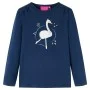 Marineblaues Langarm-T-Shirt für Kinder 116 von vidaXL, Kinder-T-Shirts - Ref: Foro24-13696, Preis: 8,77 €, Rabatt: %
