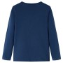 Marineblaues Langarm-T-Shirt für Kinder 116 von vidaXL, Kinder-T-Shirts - Ref: Foro24-13696, Preis: 8,87 €, Rabatt: %