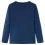 Langärmeliges marineblaues Kinder-T-Shirt 92 von vidaXL, Kinder-T-Shirts - Ref: Foro24-13694, Preis: 8,77 €, Rabatt: %