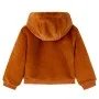 Kinderjacke mit Kunstfellkapuze cognac Farbe 104 von vidaXL, Oberbekleidung für Kinder - Ref: Foro24-14045, Preis: 16,84 €, R...