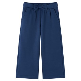 Navy blue children's pants with wide legs size 128 by vidaXL, kids pants - Ref: Foro24-14830, Price: 15,00 €, Discount: %