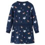 Vestido infantil de manga larga azul marino 128 de vidaXL, Vestidos de niños - Ref: Foro24-14845, Precio: 17,68 €, Descuento: %
