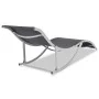 Folding sun loungers, 2 units, aluminum and textilene by vidaXL, Loungers - Ref: Foro24-43654, Price: 233,60 €, Discount: %