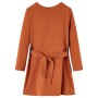 Vestido infantil de manga larga color coñac 104 de vidaXL, Vestidos de niños - Ref: Foro24-14858, Precio: 14,00 €, Descuento: %