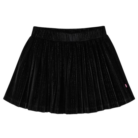 Child's black pleated lurex skirt, size 92 by vidaXL, kids pants - Ref: Foro24-14872, Price: 10,50 €, Discount: %