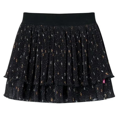 Kinderrock mit gestuftem Rüschen-Design schwarz 128 von vidaXL, Kinderhosen - Ref: Foro24-14900, Preis: 17,63 €, Rabatt: %