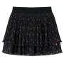 Kinderrock mit gestuftem Rüschen-Design schwarz 128 von vidaXL, Kinderhosen - Ref: Foro24-14900, Preis: 17,87 €, Rabatt: %