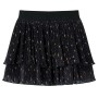 Kinderrock mit gestuftem Rüschen-Design schwarz 128 von vidaXL, Kinderhosen - Ref: Foro24-14900, Preis: 17,87 €, Rabatt: %