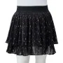 Kinderrock mit gestuftem Rüschen-Design schwarz 128 von vidaXL, Kinderhosen - Ref: Foro24-14900, Preis: 17,63 €, Rabatt: %