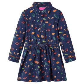 Marineblaues langärmeliges Kinderkleid 116 von vidaXL, Kinderkleider - Ref: Foro24-14914, Preis: 17,29 €, Rabatt: %