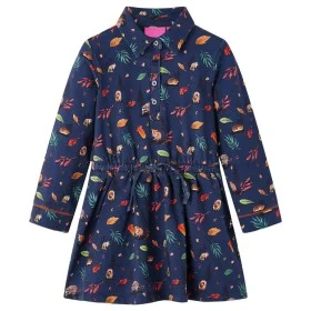 Langärmeliges marineblaues Kinderkleid 140 von vidaXL, Kinderkleider - Ref: Foro24-14916, Preis: 17,13 €, Rabatt: %