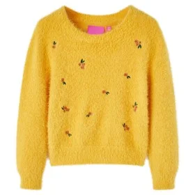 Jersey de punto infantil ocre 128 de vidaXL, Camisetas para niños - Ref: Foro24-14940, Precio: 14,24 €, Descuento: %