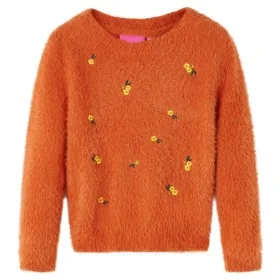 Orangefarbener Kinderstrickpullover 92 von vidaXL, Kinder-T-Shirts - Ref: Foro24-14942, Preis: 14,24 €, Rabatt: %