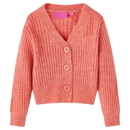 Rebeca de punto infantil rosa medio 140\n\nThis translates to: "Medium pink knitted children's cardigan 140" by vidaXL, Kids ...