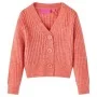 Rebeca de punto infantil rosa medio 140\n\nThis translates to: "Medium pink knitted children's cardigan 140" by vidaXL, Kids ...