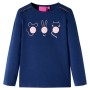 Camiseta infantil de manga larga azul marino 92 de vidaXL, Camisetas para niños - Ref: Foro24-13764, Precio: 8,54 €, Descuent...