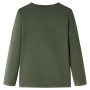Khaki Langarm-T-Shirt für Kinder 128 von vidaXL, Kinder-T-Shirts - Ref: Foro24-13772, Preis: 8,54 €, Rabatt: %