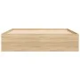 Sonoma oak bed frame 150x200 cm by vidaXL, Beds and slatted bases - Ref: Foro24-3203868, Price: 148,83 €, Discount: %