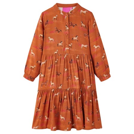 Cognac Kinderkleid 104 von vidaXL, Kinderkleider - Ref: Foro24-15062, Preis: 15,69 €, Rabatt: %