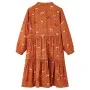 Vestido infantil color coñac 104 de vidaXL, Vestidos de niños - Ref: Foro24-15062, Precio: 15,54 €, Descuento: %