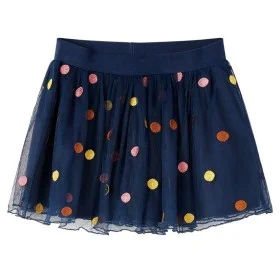 Children's tulle skirt with navy blue polka dots 92 by vidaXL, kids pants - Ref: Foro24-13504, Price: 10,22 €, Discount: %