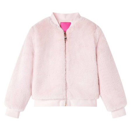 Kinderjacke zartrosa Kunstleder 128 von vidaXL, Oberbekleidung für Kinder - Ref: Foro24-14252, Preis: 14,58 €, Rabatt: %