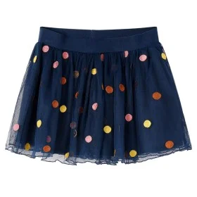 Falda infantil de tul con lunares azul marino 116 de vidaXL, Pantalones de niños - Ref: Foro24-13506, Precio: 12,03 €, Descue...