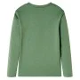 Langarm-Kinder-T-Shirt hellkhaki 116 von vidaXL, Kinder-T-Shirts - Ref: Foro24-13221, Preis: 8,59 €, Rabatt: %