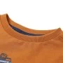 Langarm-Kinder-T-Shirt dunkel ocker 128 von vidaXL, Kinder-T-Shirts - Ref: Foro24-13462, Preis: 7,79 €, Rabatt: %