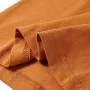 Langarm-Kinder-T-Shirt dunkel ocker 128 von vidaXL, Kinder-T-Shirts - Ref: Foro24-13462, Preis: 7,79 €, Rabatt: %