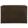 Garten-Aufbewahrungsbox aus synthetischem Rattan braun 150x100x100 cm von vidaXL, Aufbewahrungsboxen für den Außenbereich - R...