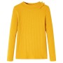 Camiseta infantil de manga larga color ocre 128 de vidaXL, Camisetas para niños - Ref: Foro24-14137, Precio: 8,28 €