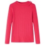 Camiseta infantil de manga larga rosa brillante 128 de vidaXL, Camisetas para niños - Ref: Foro24-14142, Precio: 8,28 €