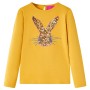 Langarm-T-Shirt für Kinder in der Farbe Ocker 128 von vidaXL, Kinder-T-Shirts - Ref: Foro24-13967, Preis: 9,22 €, Rabatt: %