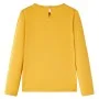 Langarm-T-Shirt für Kinder in der Farbe Ocker 128 von vidaXL, Kinder-T-Shirts - Ref: Foro24-13967, Preis: 9,12 €, Rabatt: %