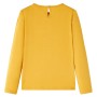 Langarm-T-Shirt für Kinder in der Farbe Ocker 128 von vidaXL, Kinder-T-Shirts - Ref: Foro24-13967, Preis: 9,22 €, Rabatt: %