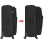 Juego de 3 maletas blandas negro de vidaXL, Maletas - Ref: Foro24-91315, Precio: 153,75 €, Descuento: %