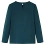 Dunkelgrünes langärmeliges Kinder-T-Shirt 140 von vidaXL, Kinder-T-Shirts - Ref: Foro24-13978, Preis: 12,66 €, Rabatt: %