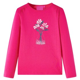 Children's bright pink long-sleeved T-shirt 92 by vidaXL, Kids T-shirts - Ref: Foro24-13984, Price: 8,94 €, Discount: %