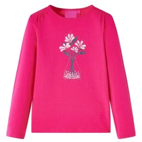 Bright pink long-sleeved children's t-shirt size 116 by vidaXL, Kids T-shirts - Ref: Foro24-13986, Price: 8,85 €, Discount: %