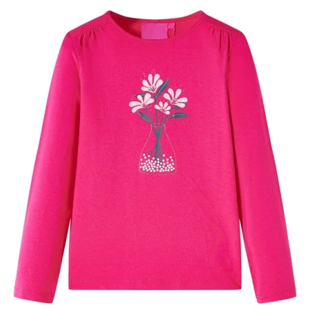 Bright pink long-sleeved children's t-shirt size 116 by vidaXL, Kids T-shirts - Ref: Foro24-13986, Price: 8,85 €, Discount: %