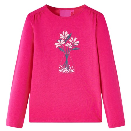 Knallpinkes Langarm-T-Shirt für Kinder 116 von vidaXL, Kinder-T-Shirts - Ref: Foro24-13986, Preis: 8,94 €, Rabatt: %