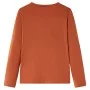 Long-sleeved children's t-shirt in cognac color, size 140. by vidaXL, Kids T-shirts - Ref: Foro24-14343, Price: 8,06 €, Disco...