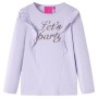 Camiseta infantil de manga larga lila claro 92 de vidaXL, Camisetas para niños - Ref: Foro24-14219, Precio: 9,27 €, Descuento: %