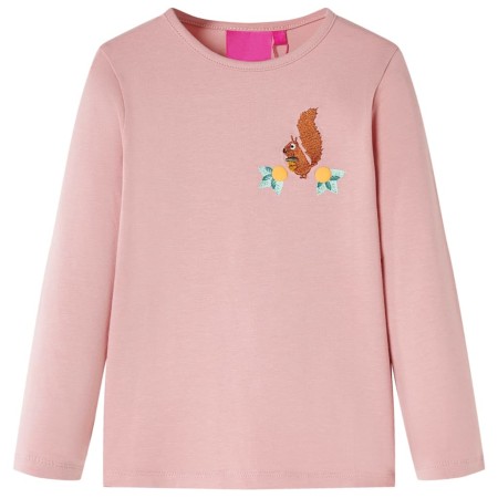 Kinder langärmliges T-Shirt in Hellrosa Größe 104. von vidaXL, Kinder-T-Shirts - Ref: Foro24-13510, Preis: 8,66 €, Rabatt: %